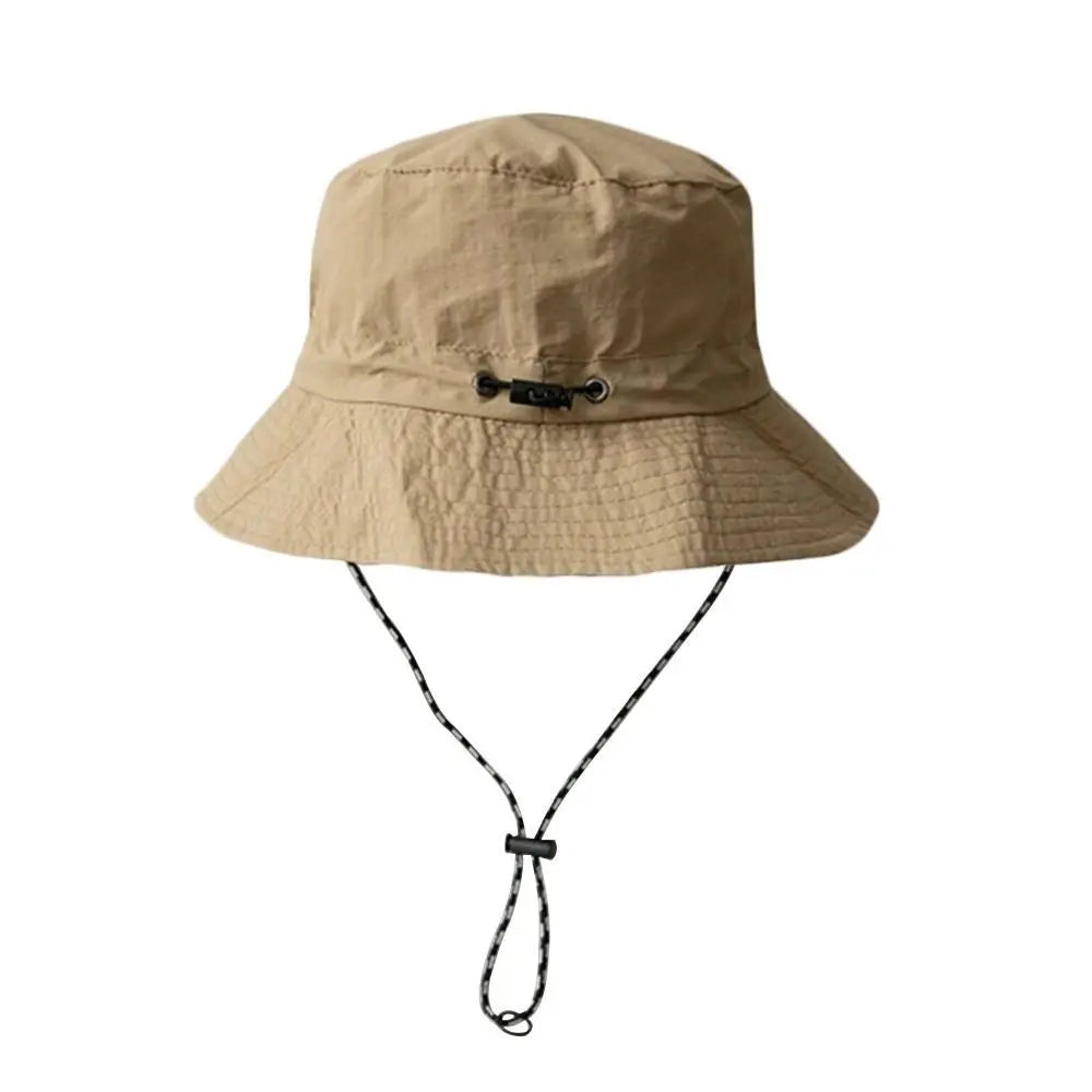 Waterproof Summer Bucket Hat Sun Protection With Storage Bag Mountaineering Caps Quick-drying Anti-UV Panama Hat Camping Hiking
