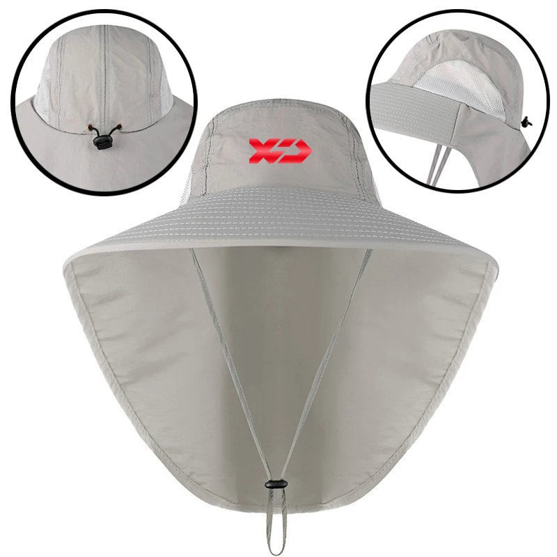 2024 Man Summer Fishing Fisherman Hat New Outdoor UV Protection Adjustable Breathable Sun Hat Casual Mountaineering Fishing Cap