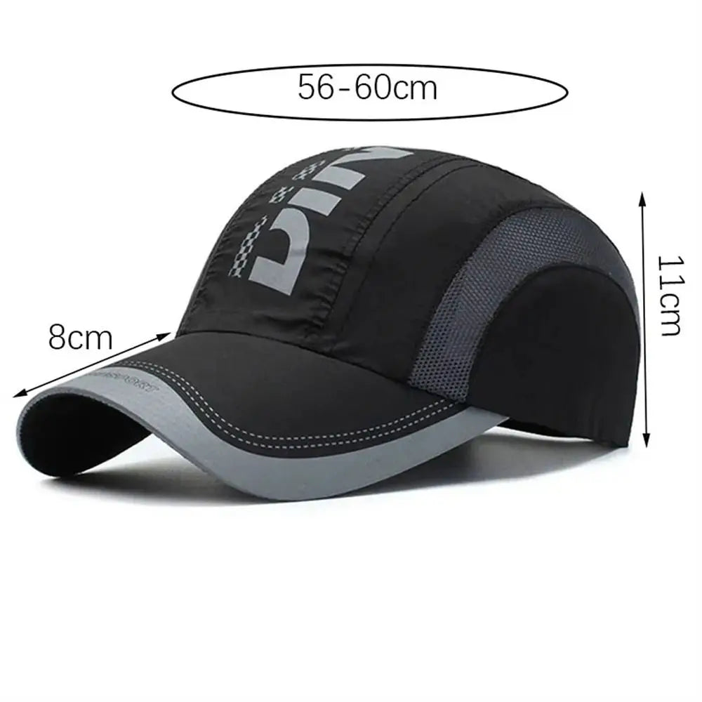 Golf Cap Breathable Quick Dry Cap Waterproof Snapback Baseball Cap Sun Protection Adjustable Truck Hat Mountain Climbing