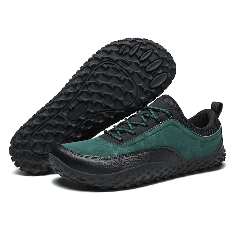 Autumn New Waterproof Men Sneakers Wide Toe Outdoor Non-slip Rubber Walking Shoes For Men Sport Hiking Footwear Plus Size 37-48