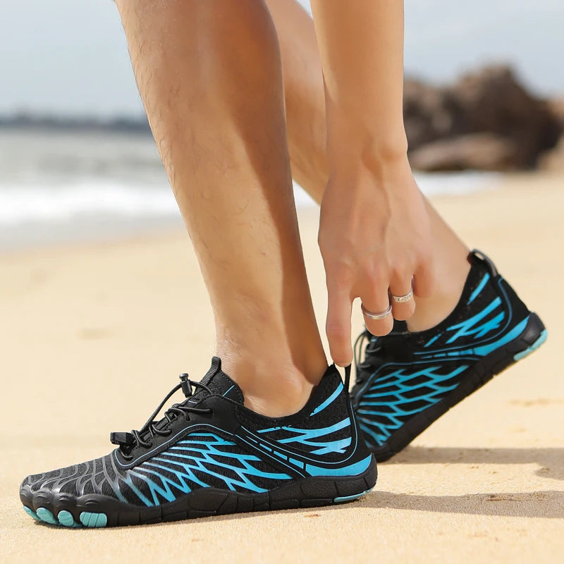 Wading Sneaker Unisex Non-slip Quick-Dry Aqua Shoes Breathable Outdoor Gym Beach Swimming Barefoot Upstream Couple Sneakers
