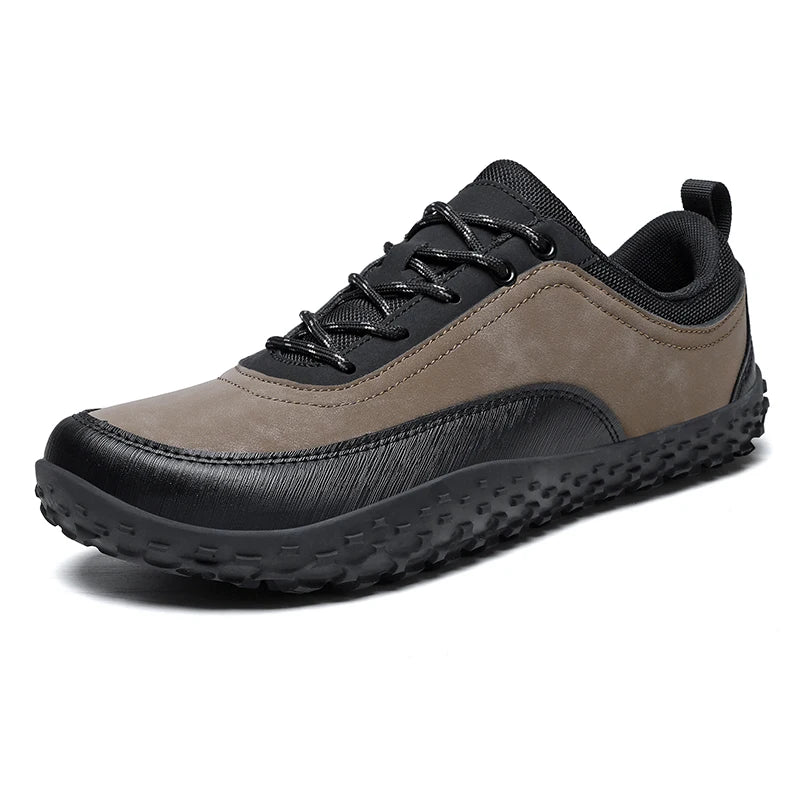 Autumn New Waterproof Men Sneakers Wide Toe Outdoor Non-slip Rubber Walking Shoes For Men Sport Hiking Footwear Plus Size 37-48