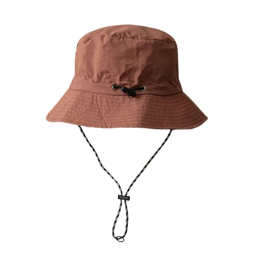 Waterproof Summer Bucket Hat Sun Protection With Storage Bag Mountaineering Caps Quick-drying Anti-UV Panama Hat Camping Hiking