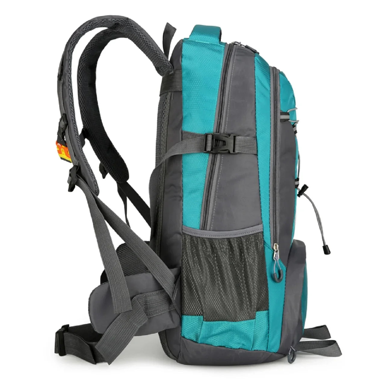 60L Waterproof Tactical Mountaineering Bag Outdoor Hiking Fishing Hunting Bag Military Sports Nylon Material Backpack