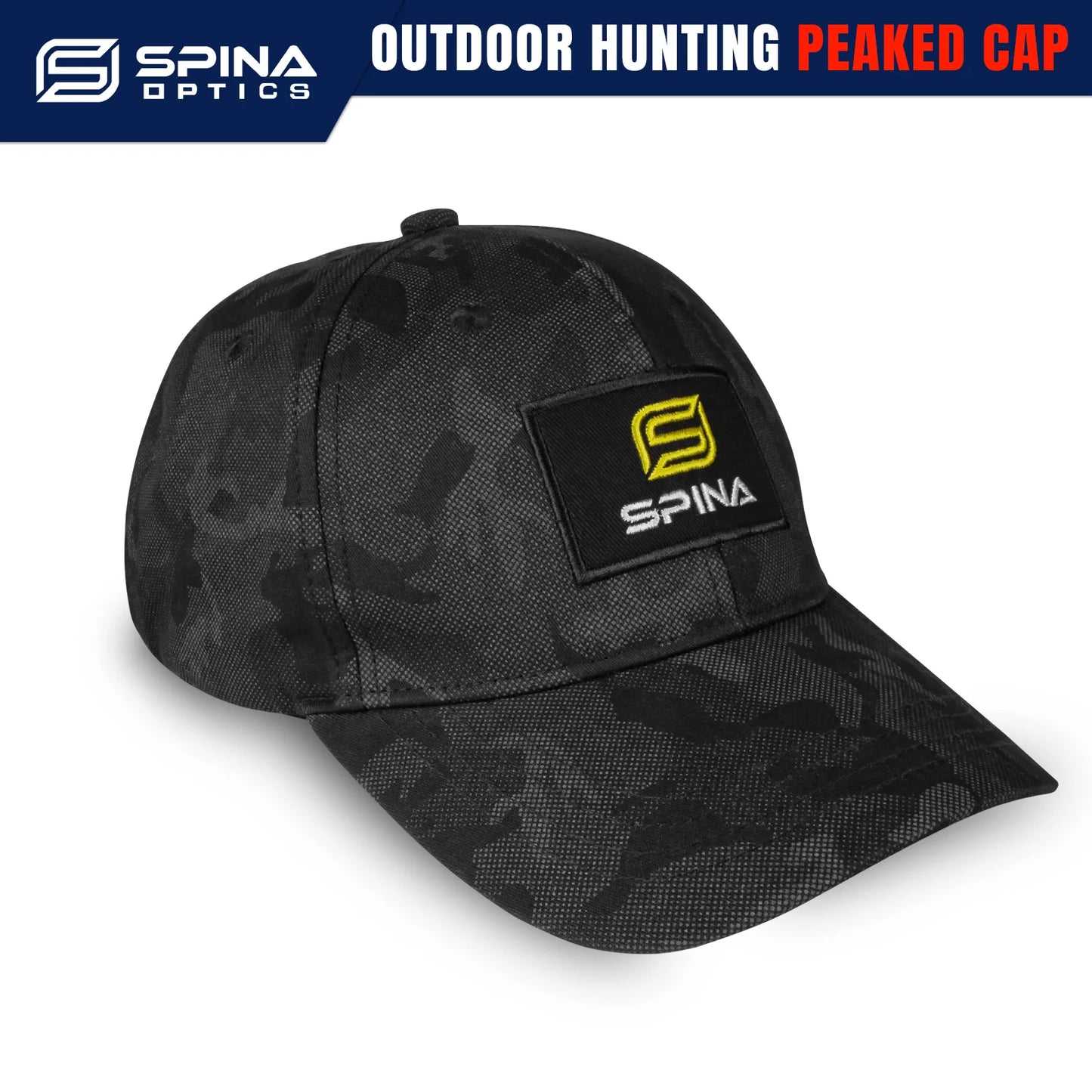 SPINA OPTICS Outdoor Hunting Climbing Mountaineering Hood Black Duck Tongue Hat