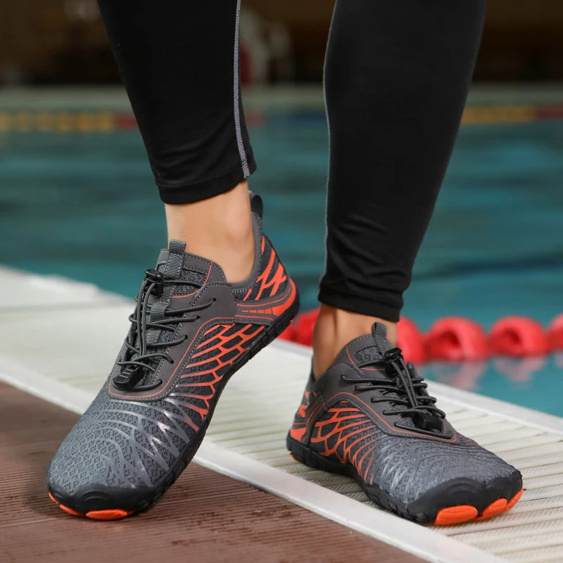 Wading Sneaker Unisex Non-slip Quick-Dry Aqua Shoes Breathable Outdoor Gym Beach Swimming Barefoot Upstream Couple Sneakers