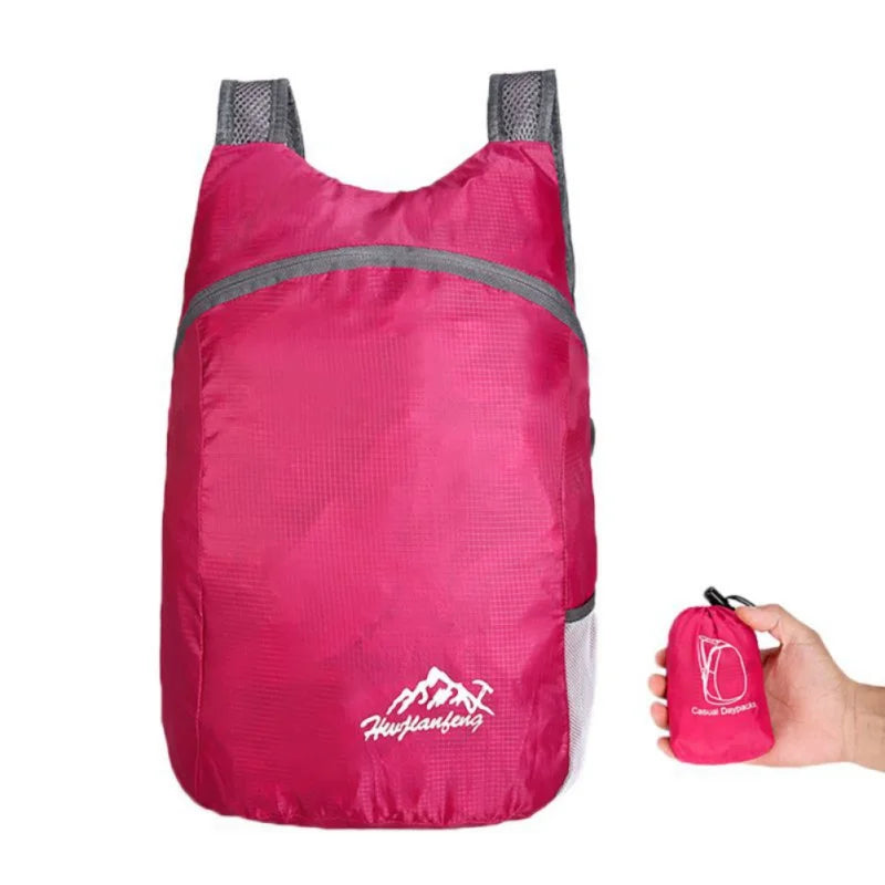 20L Lightweight Outdoor Foldable Ultralight Backpack Folding Camping Hiking Traveling Daypack Sport Bag for Men Women