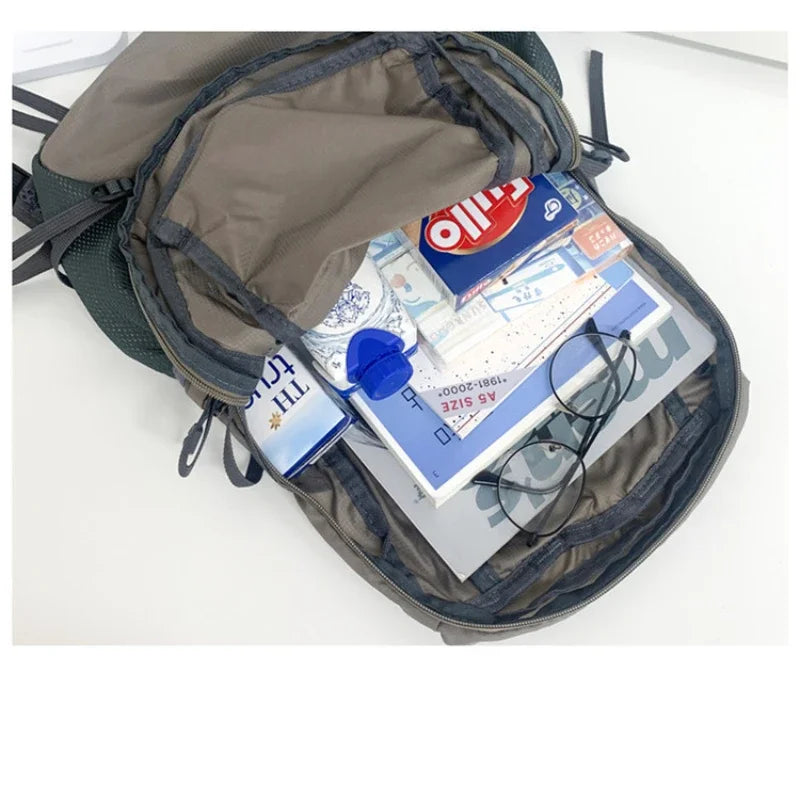 Hiking Backpack Waterproof Camping Backpack Lightweight Packable Backpack for Women Men Outdoor Travel Daypack Foldable