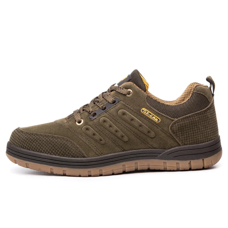 Male Jeans Footwear Winter Men Outdoor Casual Flat Shoes Classic Style Hiking Shoes Wear Resisting Anti-Skid Walking Middle Aged