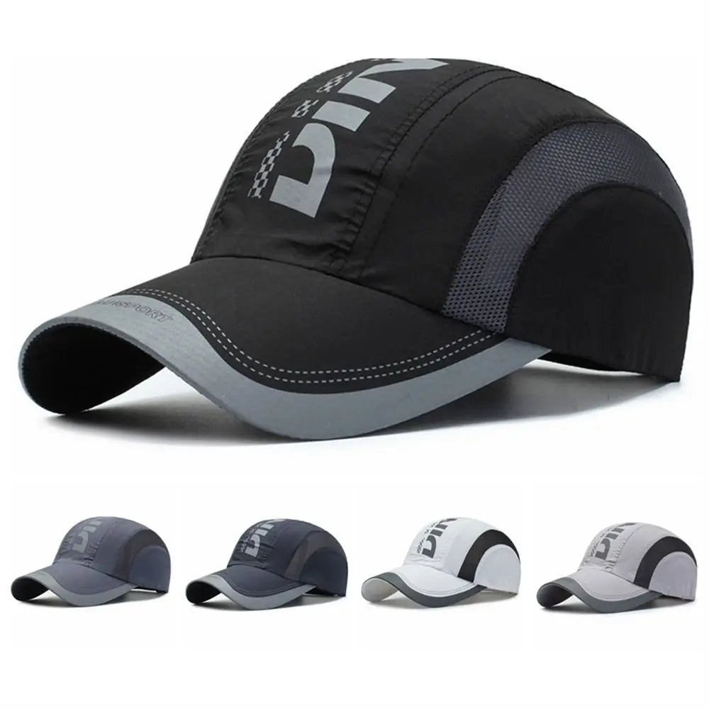 Golf Cap Breathable Quick Dry Cap Waterproof Snapback Baseball Cap Sun Protection Adjustable Truck Hat Mountain Climbing
