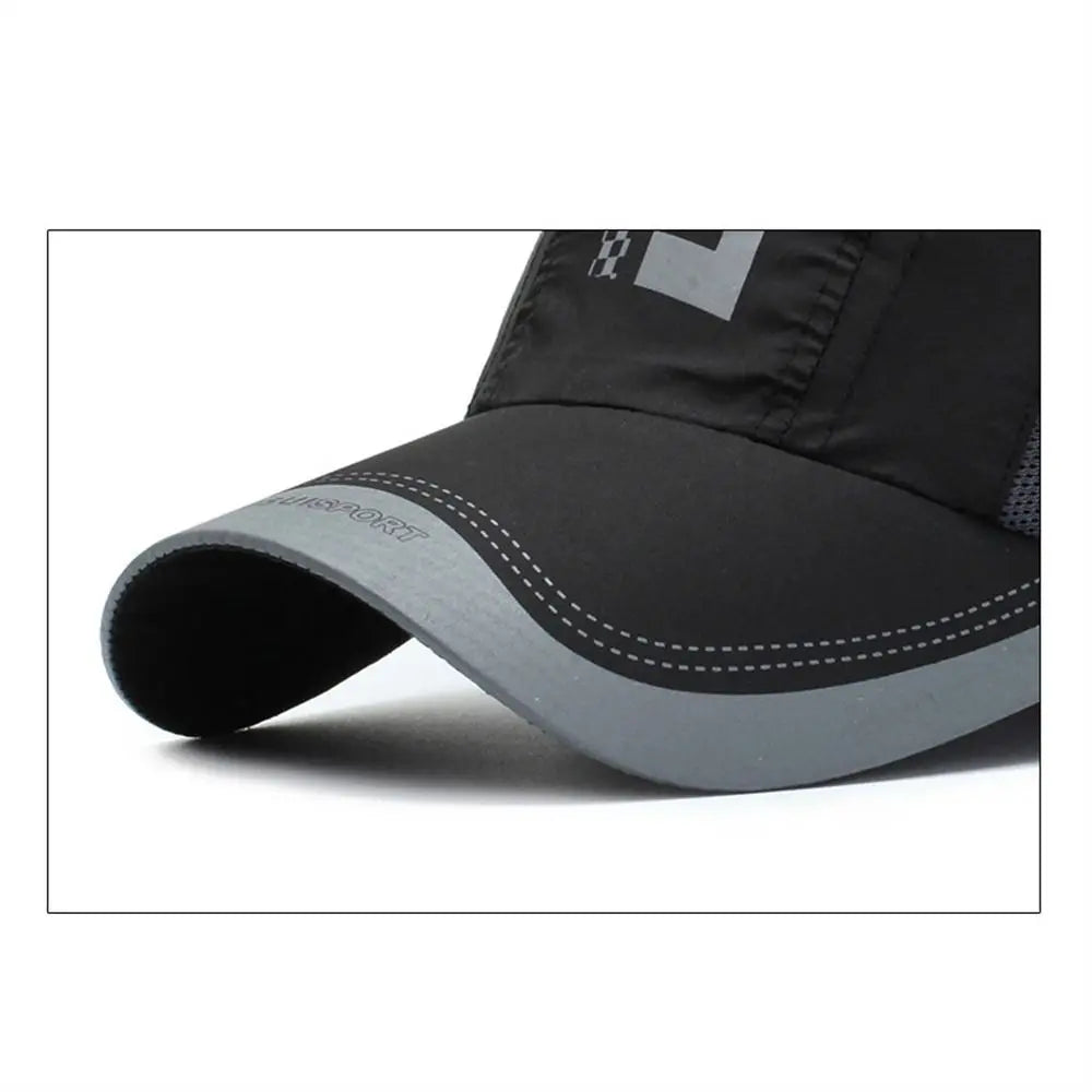 Golf Cap Breathable Quick Dry Cap Waterproof Snapback Baseball Cap Sun Protection Adjustable Truck Hat Mountain Climbing