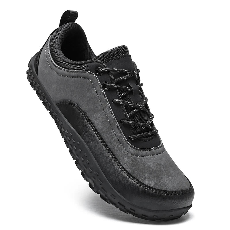 Autumn New Waterproof Men Sneakers Wide Toe Outdoor Non-slip Rubber Walking Shoes For Men Sport Hiking Footwear Plus Size 37-48