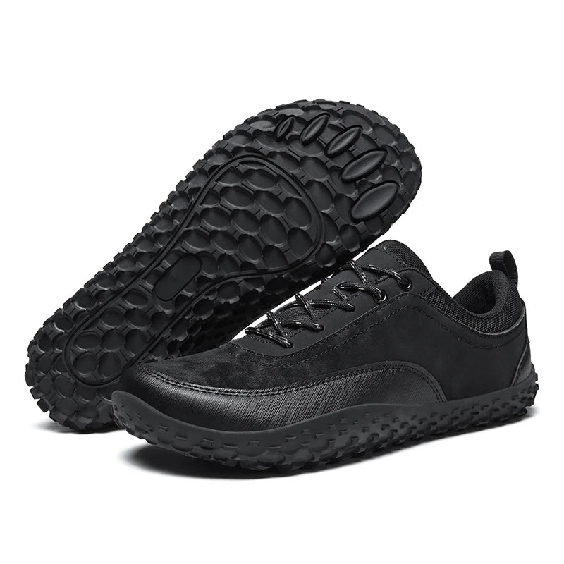 Autumn New Waterproof Men Sneakers Wide Toe Outdoor Non-slip Rubber Walking Shoes For Men Sport Hiking Footwear Plus Size 37-48