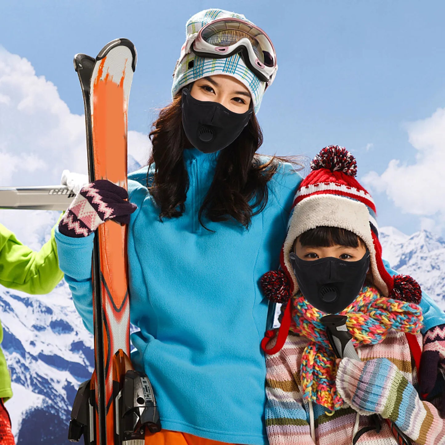 Windproof and Thermal Head Hat Warm Mask Ski Snow Hats Suit Comfortable Riding Outdoor Headgear Freeze-proof Man