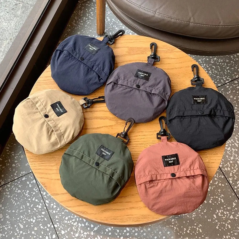 Waterproof Summer Bucket Hat Sun Protection With Storage Bag Mountaineering Caps Quick-drying Anti-UV Panama Hat Camping Hiking