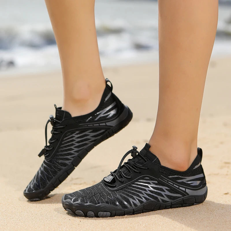 Wading Sneaker Unisex Non-slip Quick-Dry Aqua Shoes Breathable Outdoor Gym Beach Swimming Barefoot Upstream Couple Sneakers