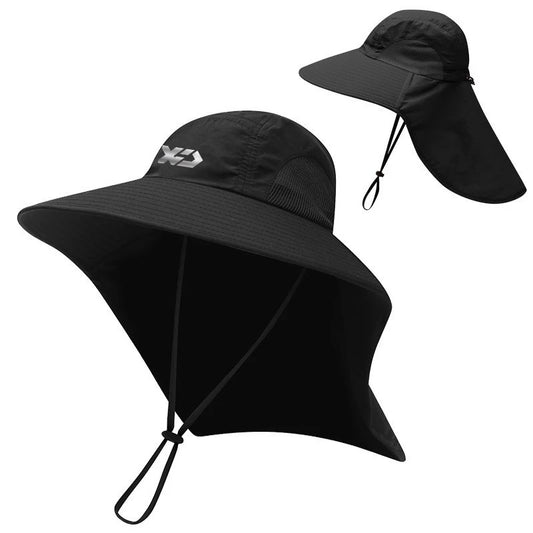 2024 Man Summer Fishing Fisherman Hat New Outdoor UV Protection Adjustable Breathable Sun Hat Casual Mountaineering Fishing Cap