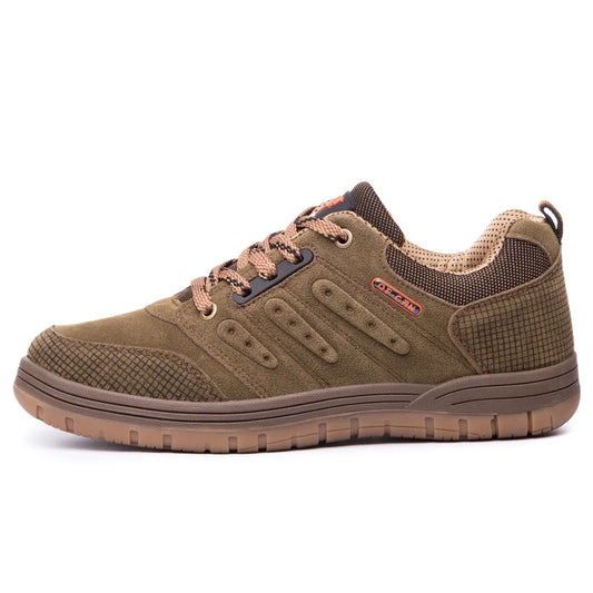 Male Jeans Footwear Winter Men Outdoor Casual Flat Shoes Classic Style Hiking Shoes Wear Resisting Anti-Skid Walking Middle Aged