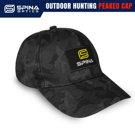 SPINA OPTICS Outdoor Hunting Climbing Mountaineering Hood Black Duck Tongue Hat