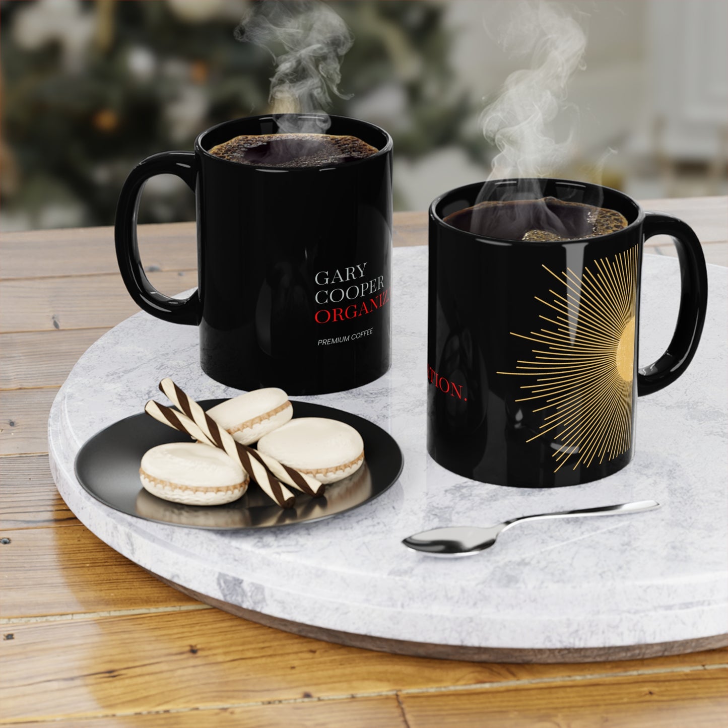Stylish Black Coffee Mug with 'Gary Cooper Organization' Design, Perfect Gift for Coffee Lovers, Ideal for Office or Home, Unique Tea [...]