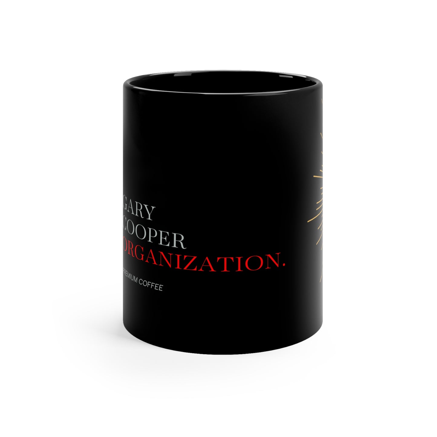 Stylish Black Coffee Mug with 'Gary Cooper Organization' Design, Perfect Gift for Coffee Lovers, Ideal for Office or Home, Unique Tea [...]