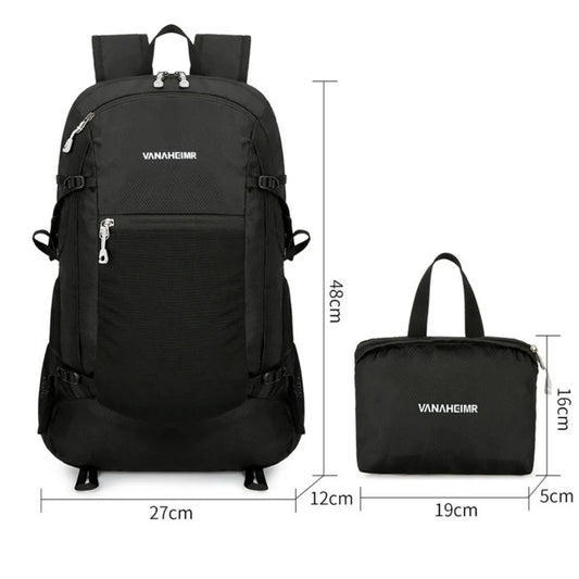 New Nylon Folding Mountaineering Bag Foldable Large Capacity Travel Backpack Ultralight Portable Hiking Daypack